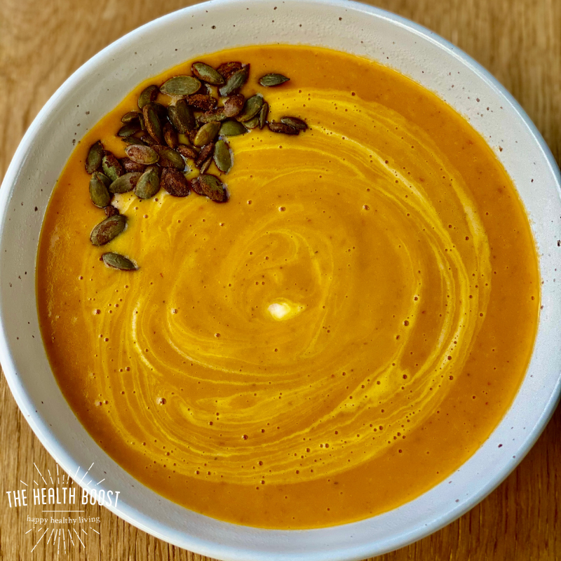 Harissa sweet potato and squash soup