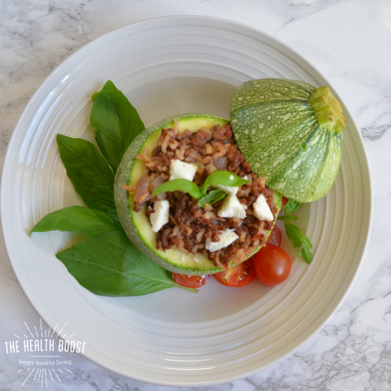 provencal stuffed courgettes