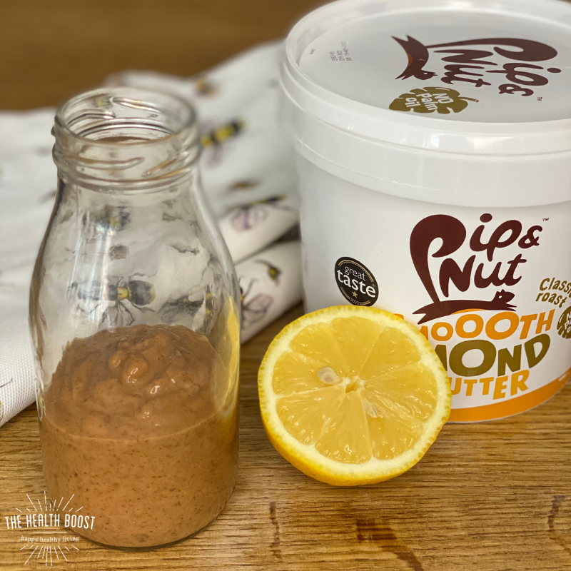 Almond butter salad dressing