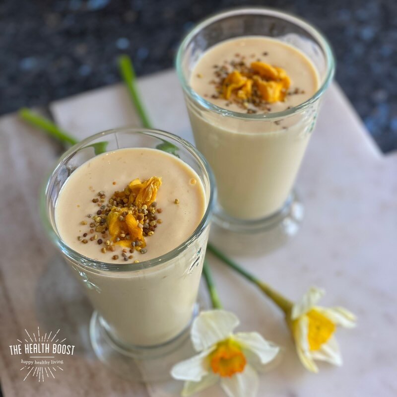 𝐌𝐀𝐍𝐆𝐎 𝐒𝐏𝐑𝐈𝐍𝐆 𝐒𝐌𝐎𝐎𝐓𝐇𝐈𝐄 🥭

As spring appears slowly, smoothies become an appealing option for breakfast again. 
However, don&rsquo;t forget it is crucial to start your day with some protein.
This smoothie is so simple, full of fibre