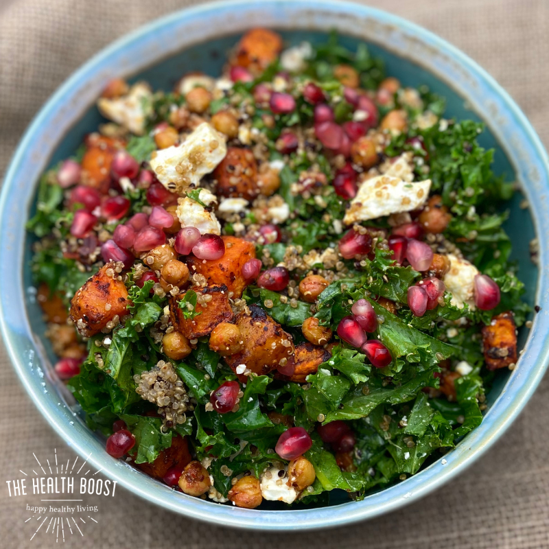 warm winter glow high protein bowl