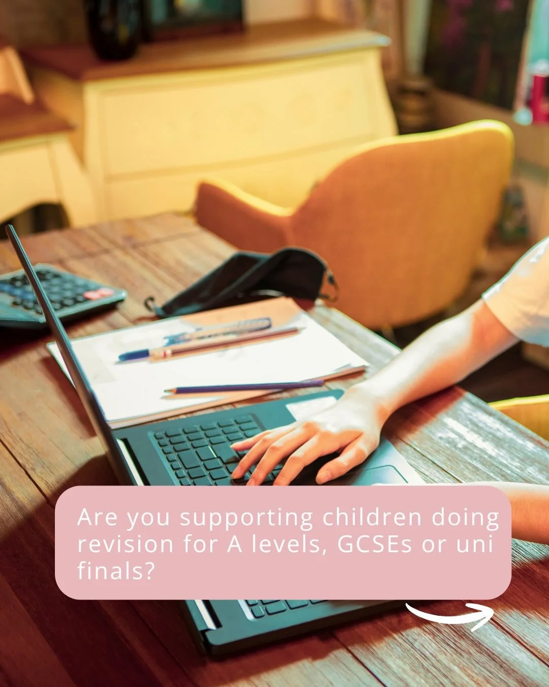 Anyone else have revision mode at full throttle in their house?

Kat&rsquo;s youngest is sitting her A levels this summer so she&rsquo;s ready for a wild few months!!

Save and share this post for anyone also in a similar position.

Sending good luck