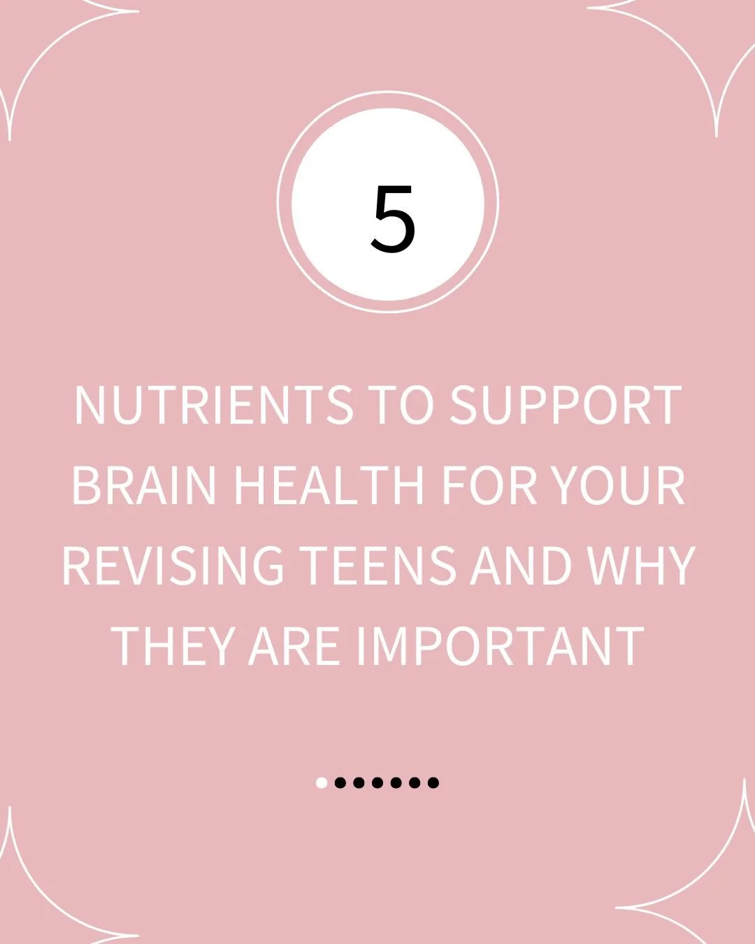 Following on from yesterday&rsquo;s post about recipes to support your teens during their revision this summer&hellip;

Here are 5 evidence based foods that genuinely support brain health.

➡️ Swipe through to see exactly why each one matters.

SAVE 