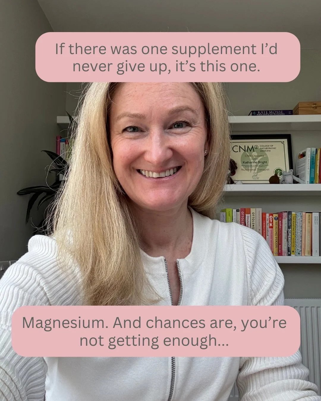 Magnesium was my missing link in my early 40s &ndash; and it&rsquo;s one of the first nutrients I look at with almost every client I work with in midlife.

It does so much more than most people realise: sleep, nervous system regulation, bone health, 