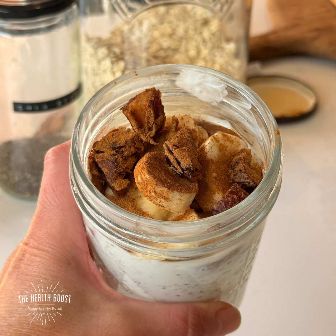 Banoffee pie breakfast pots 