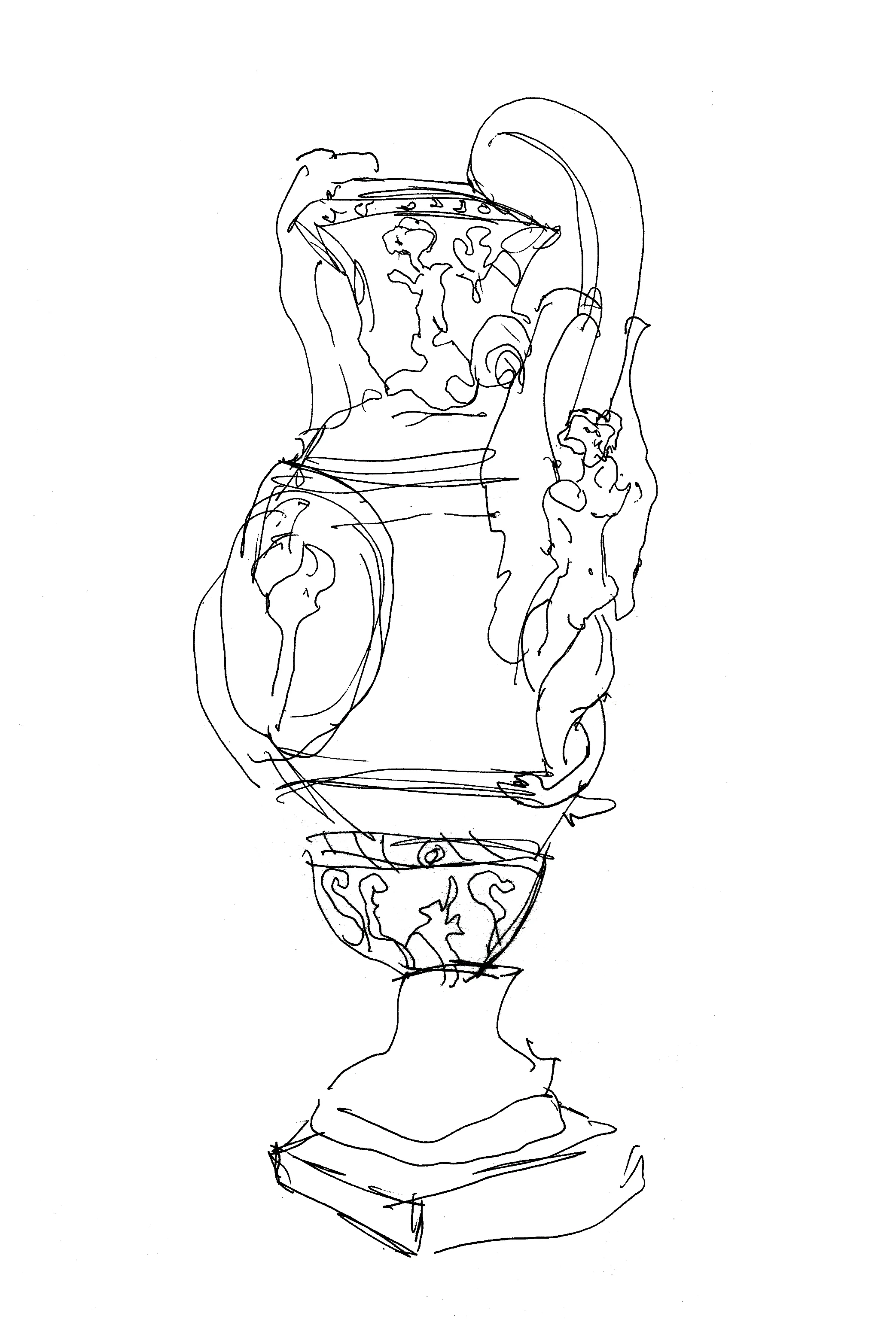 Drawing. Vase