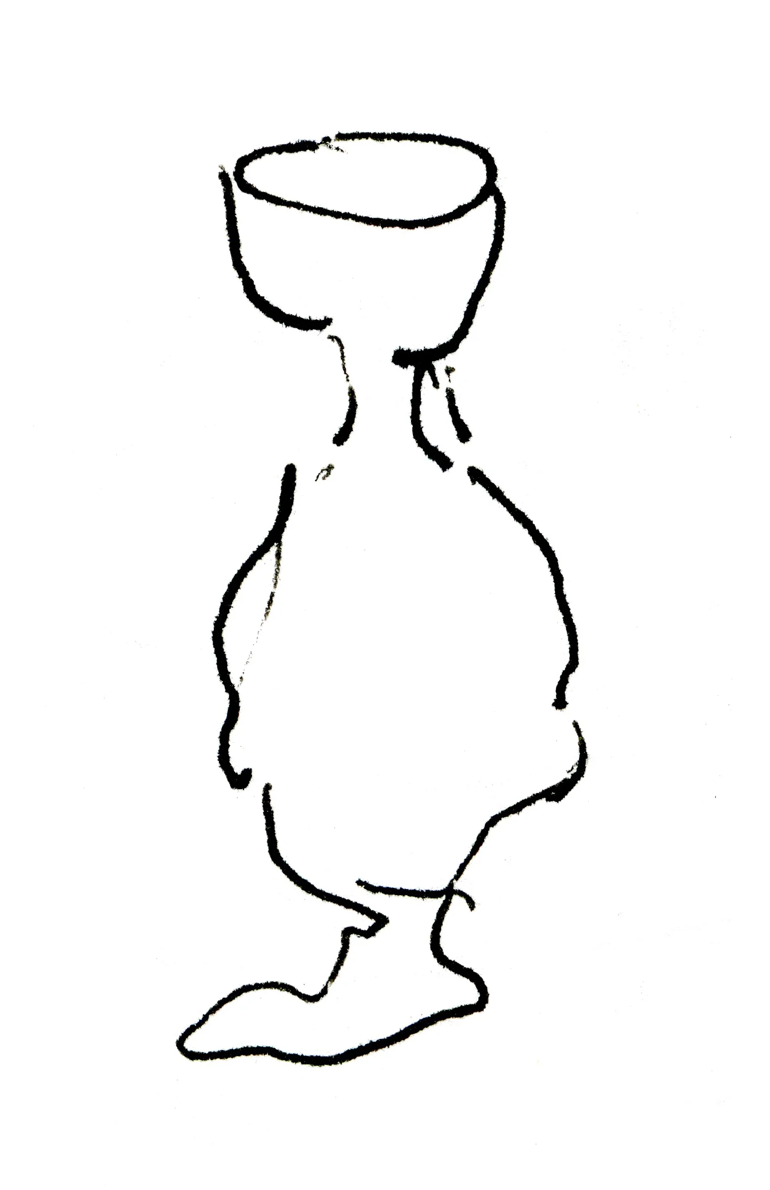 Drawing. Vase