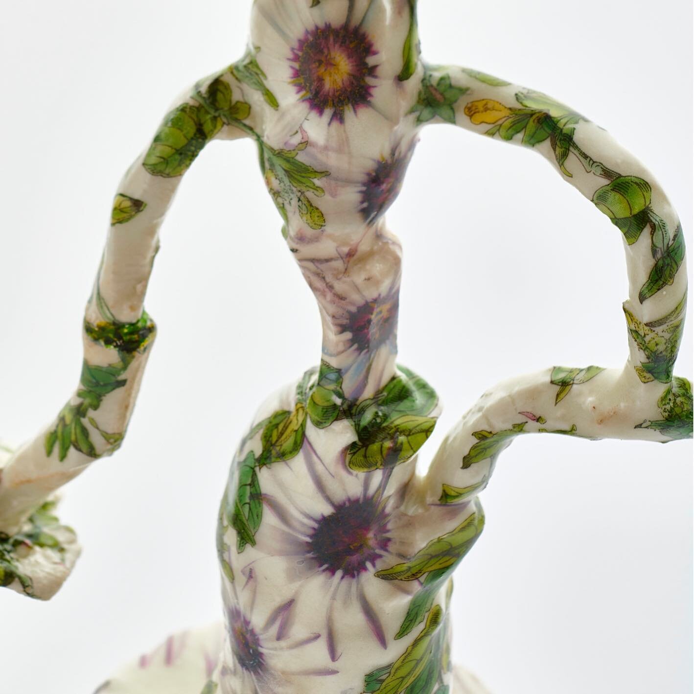 Daisies from my garden were made into decals for this candlestick. Swipe to see the whole thing. 
This one is showcased in Dover Street Market London, the retail arm of Commerce des Gar&ccedil;ons, temporarily closed. Other candlesticks are for sale 