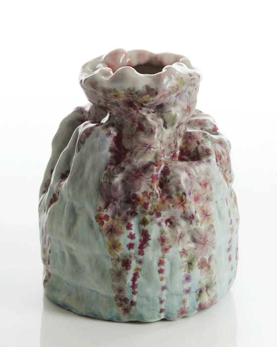 Dripping Pink Hydrangeas