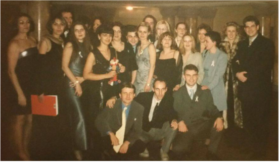 The APoWeR community of staff, volunteers and supporters in 2000