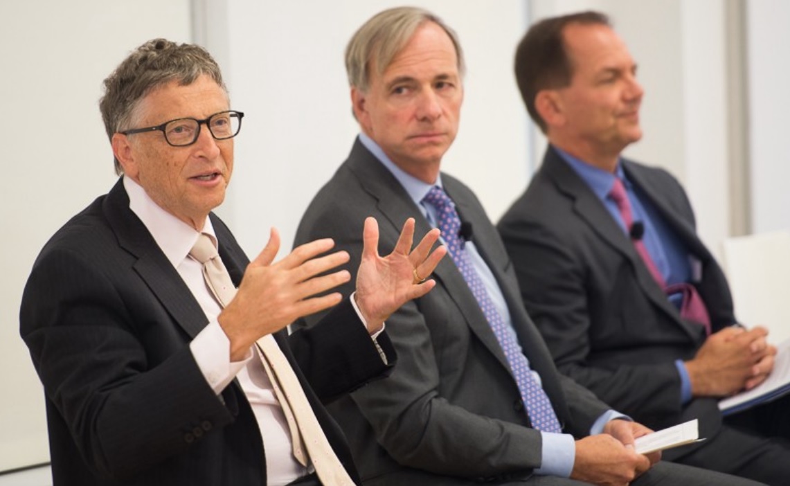 Bill Gates, Ray Dalio, Paul Tudor Jones