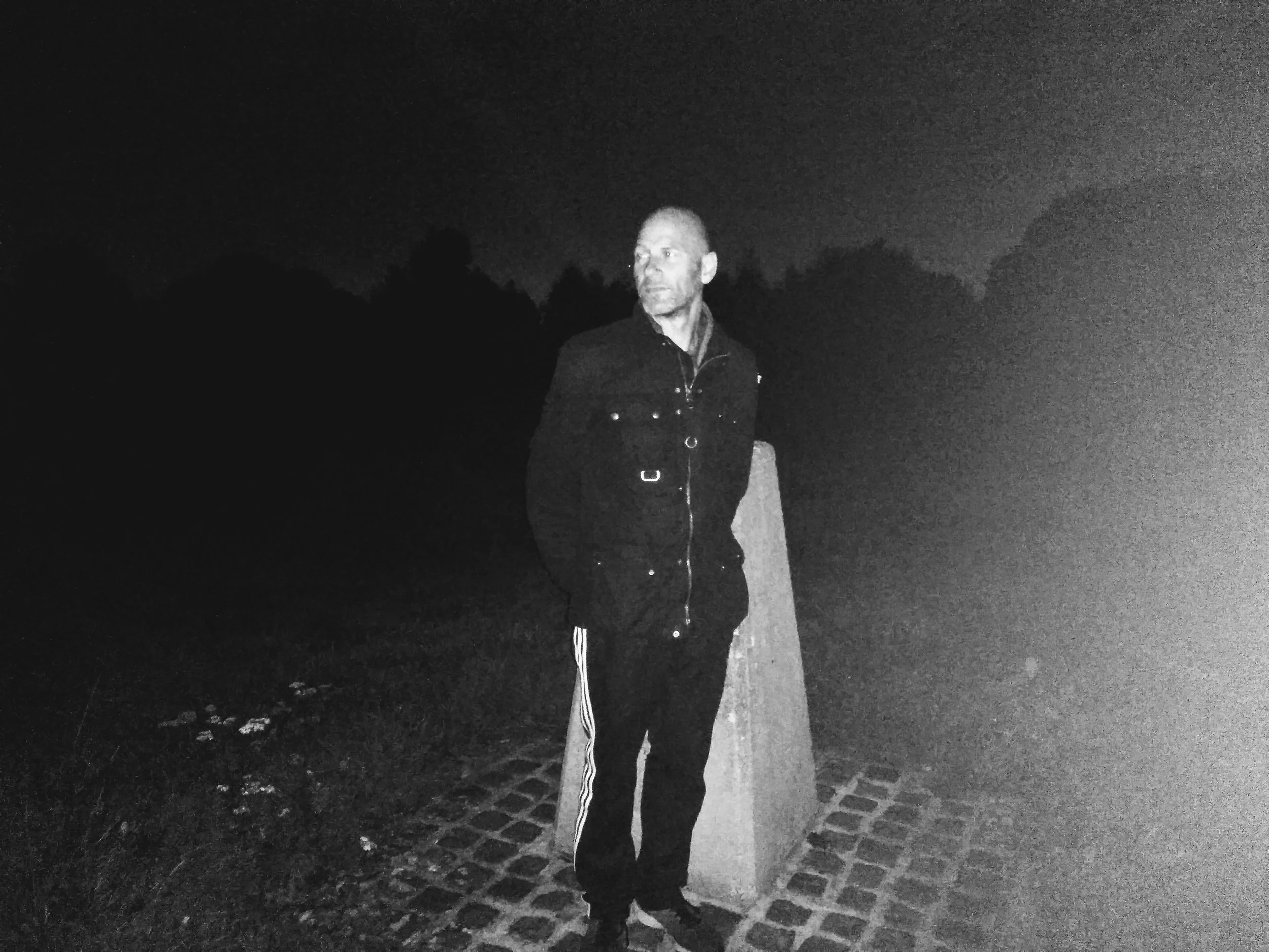 Enchanted by the night: author Matthew Beaumont at the summit of Ealing