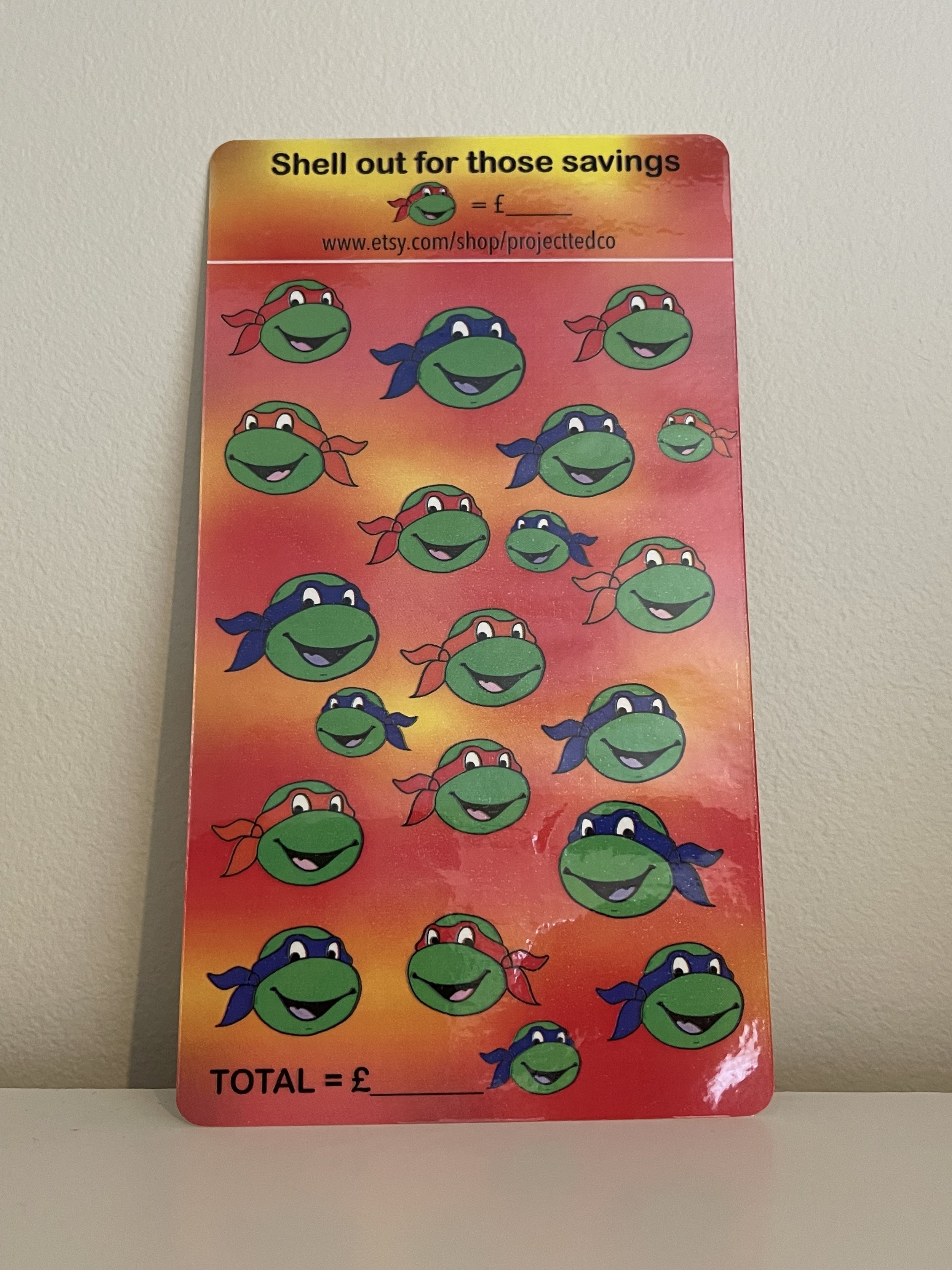Teenage Mutant Hero Turtles inspired Savings Challenge - 'Shell out for those savings'