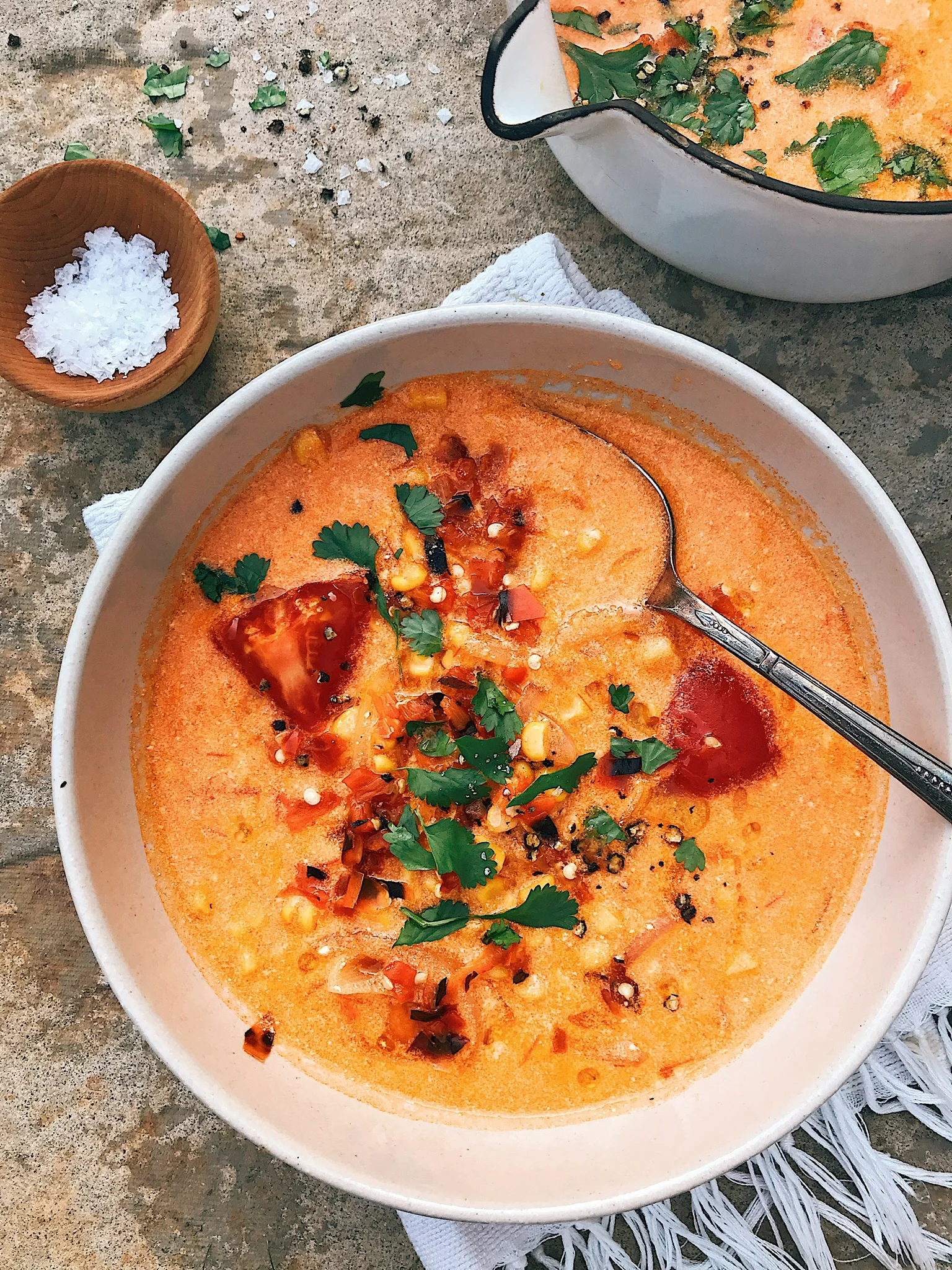 Spicy and Creamy Elote Soup