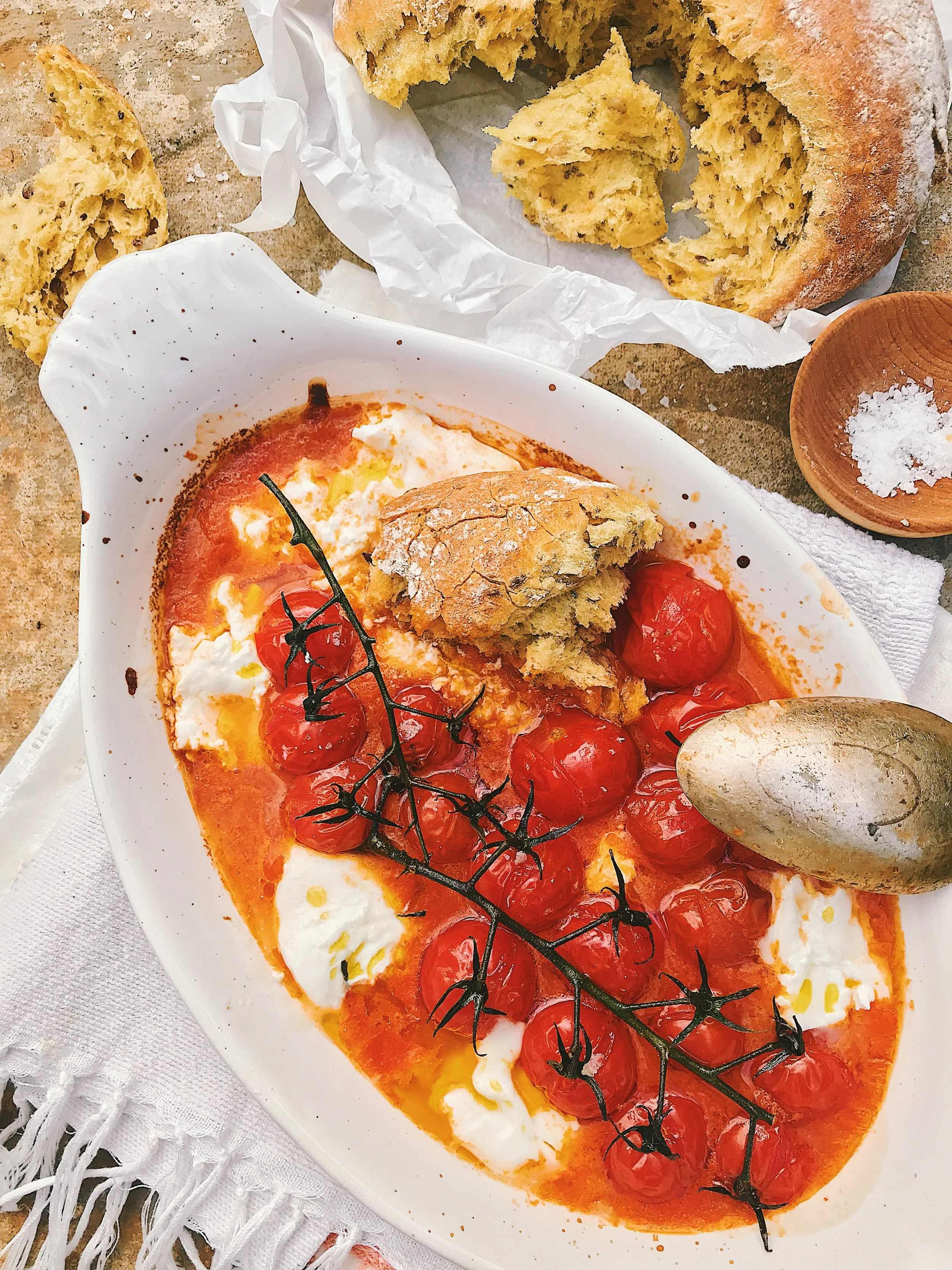 Chipotle Recaudo and Burrata