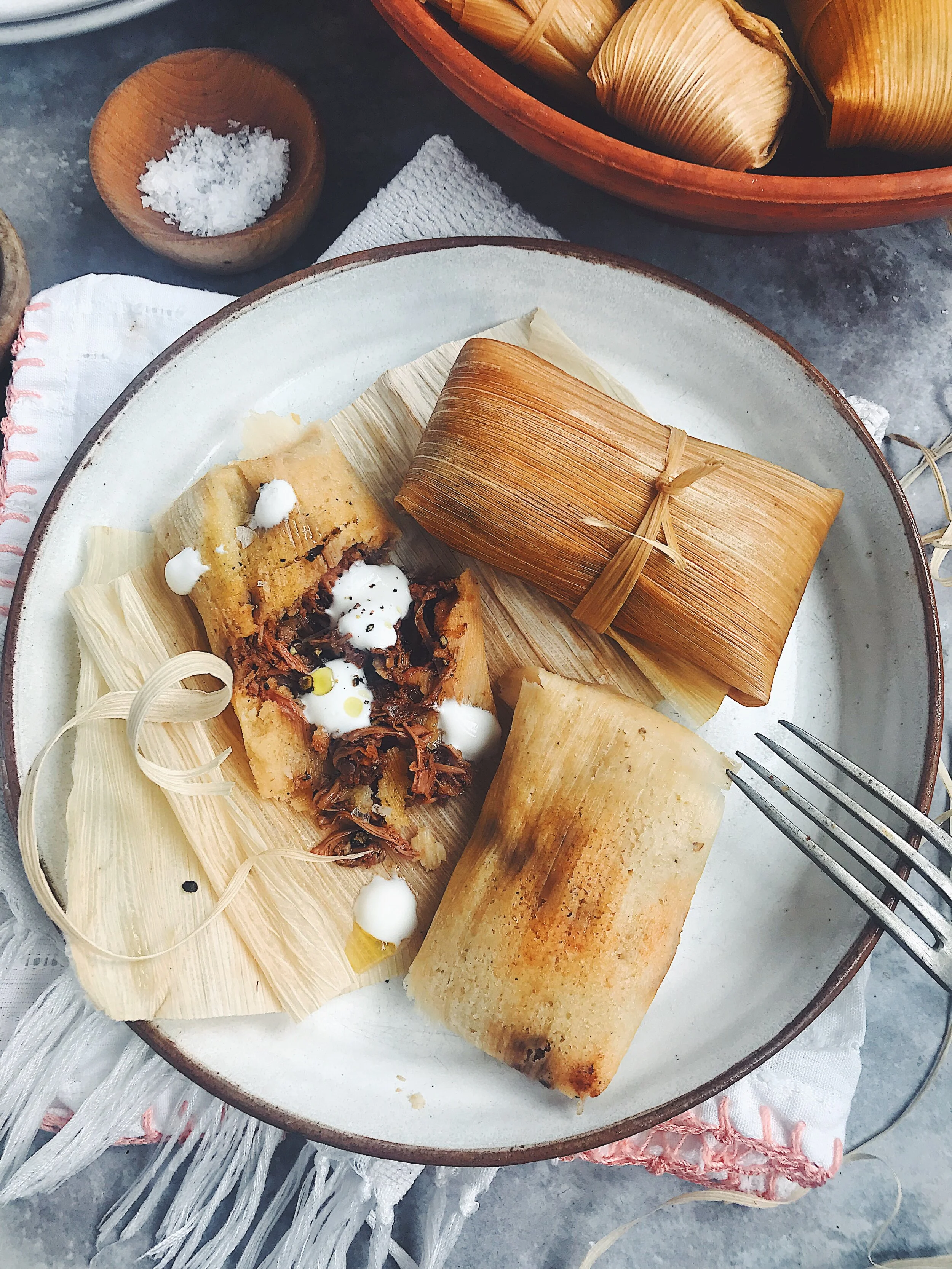 Pulled Jackfruit Tamales