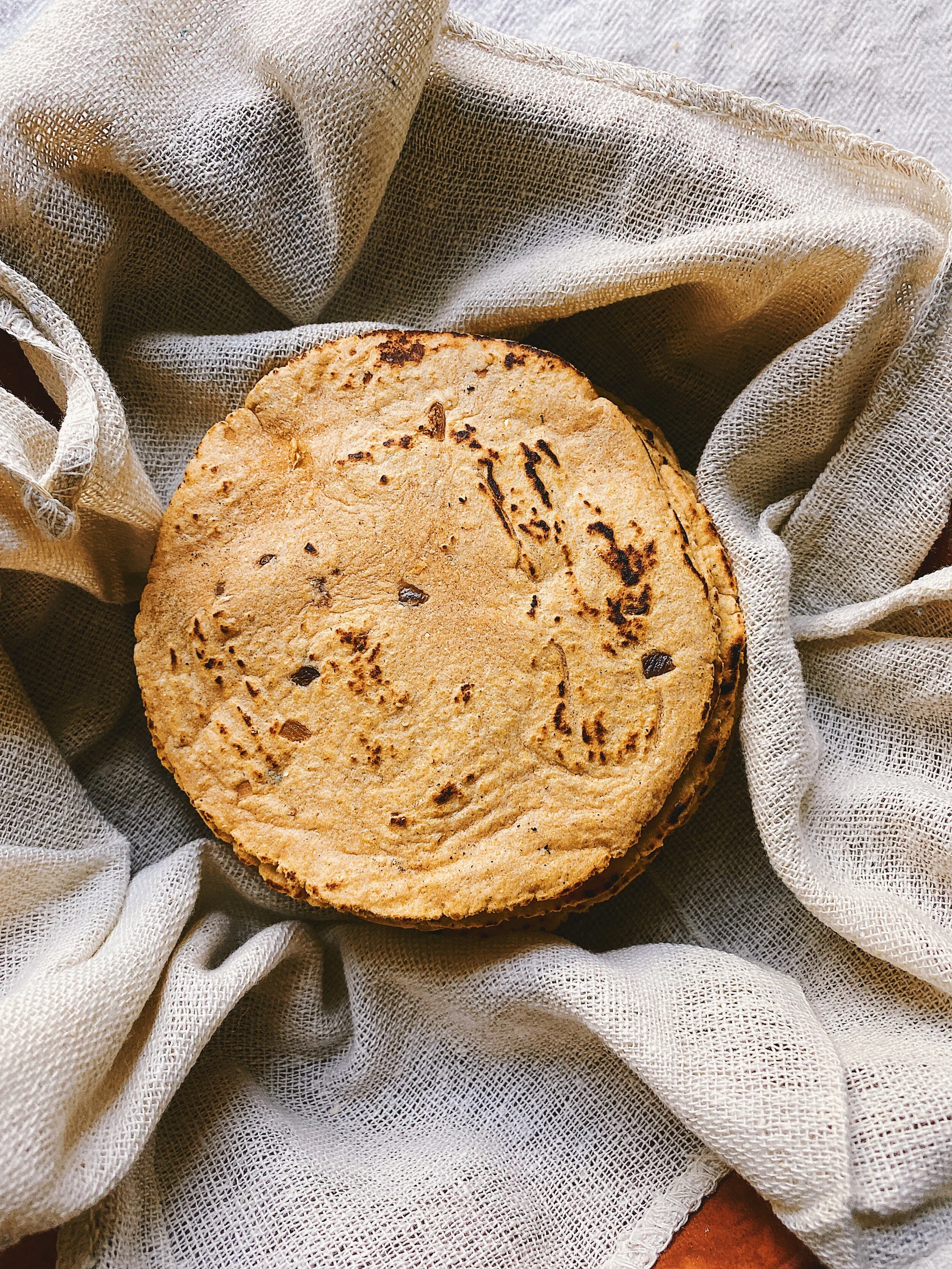 Sweet Potato and Red Caramelised Onion Tortillas.