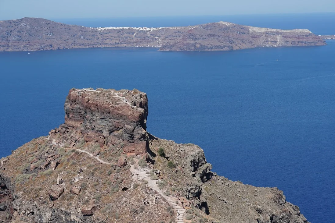 Skaros Rock is something else.