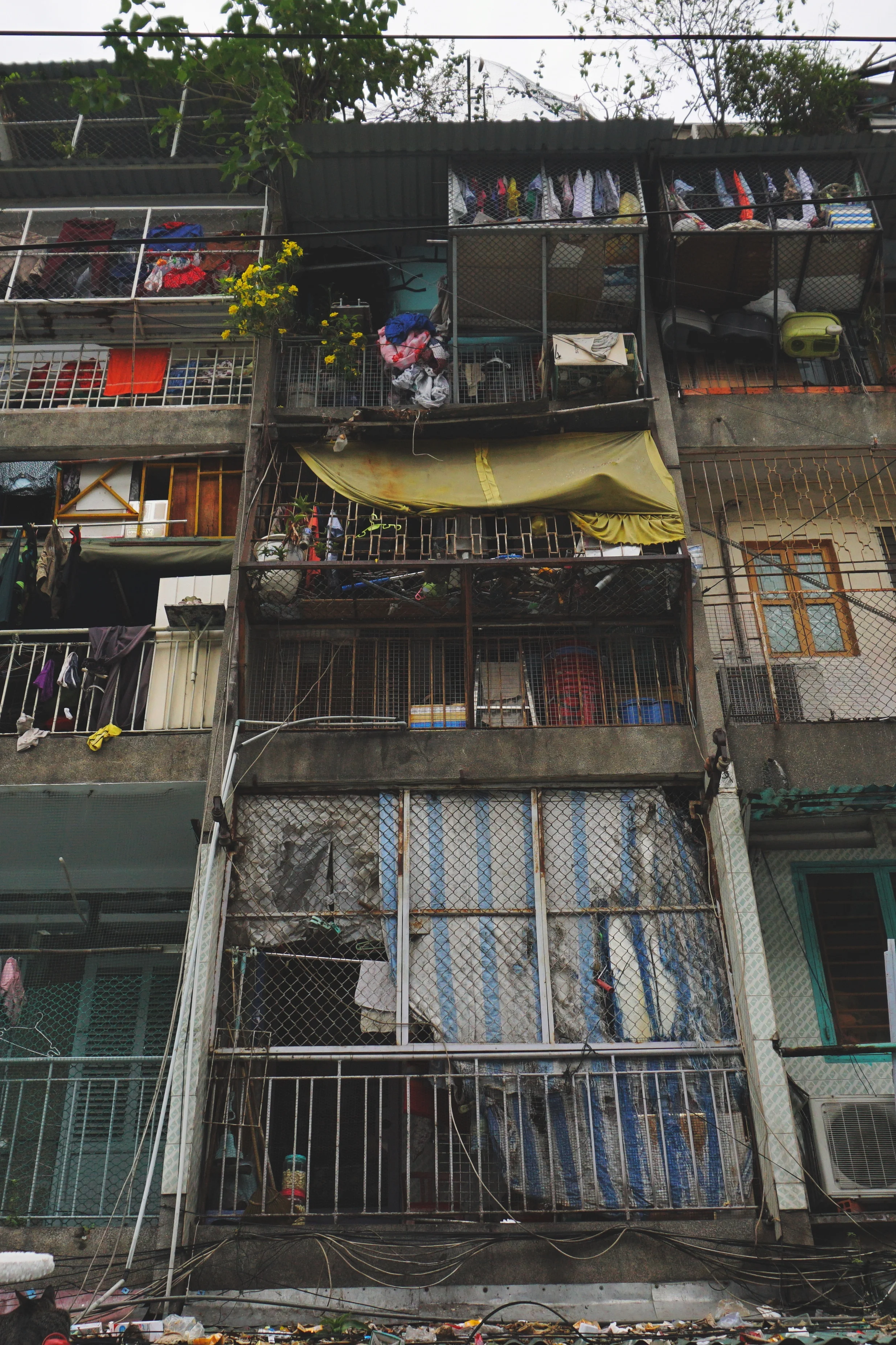 Saigon's distinctive tube houses.