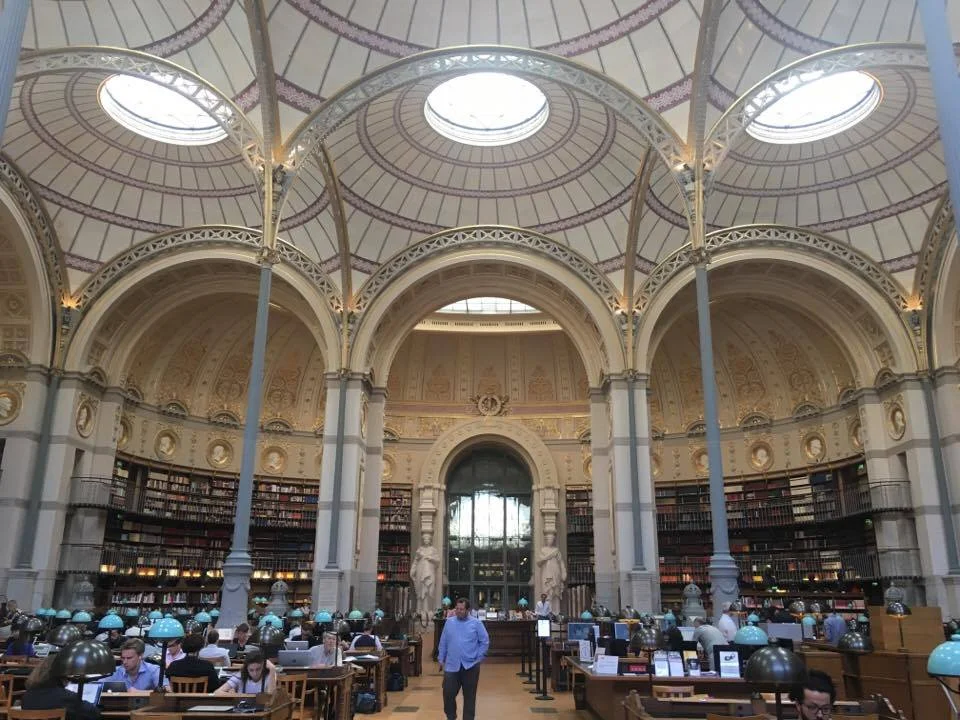 Salle Labrouste, Bibliothèque Richelieu — photo by Sabrina Tan