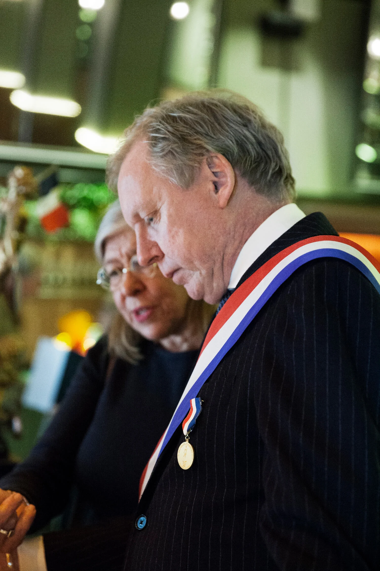 Per Nordlind höll ordning på ceremonien och Birgitta Watz designade Plutos ekodiplom