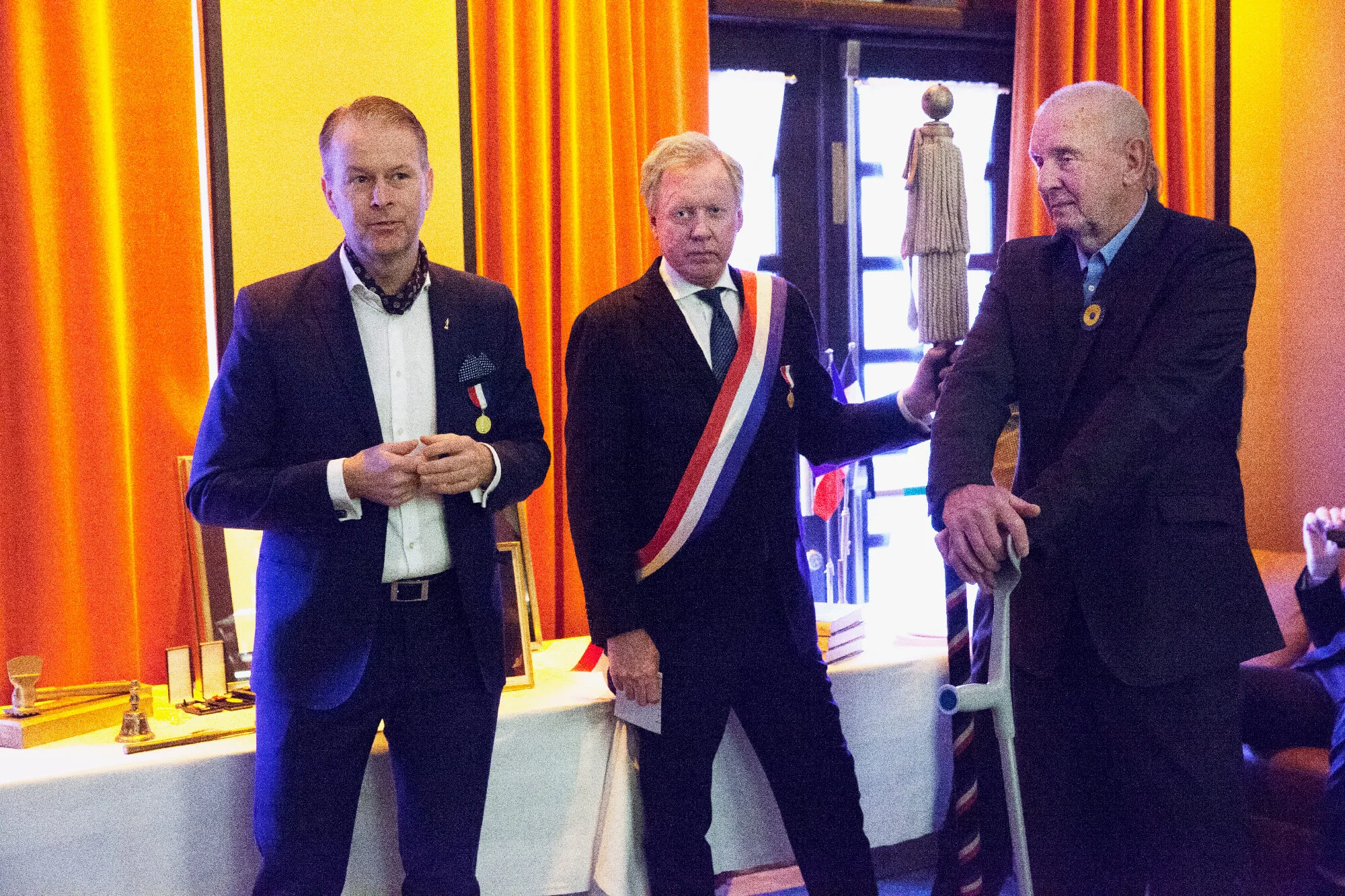 Fredrik Eriksson, Per Nordlind och seniorpristagare Erich Schaumburger