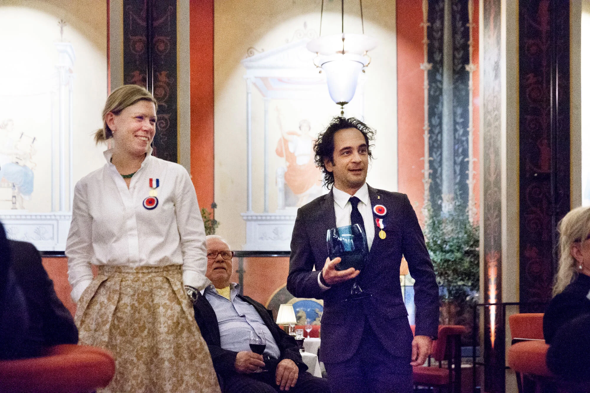 2018 års nya ledamöter Anna Lallerstedt och Markus Aujalay
