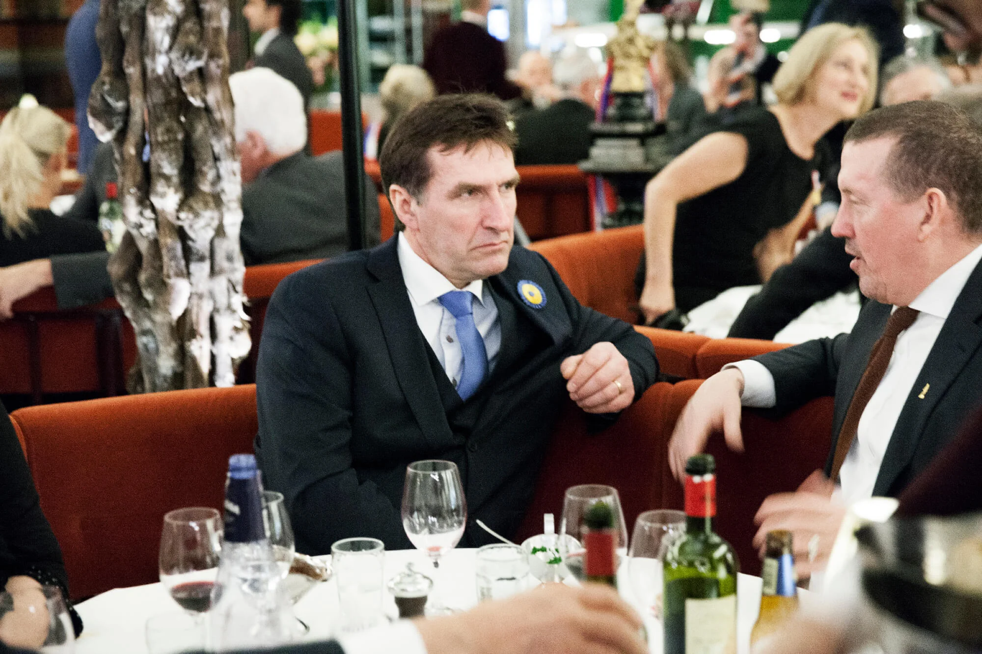 Pristagaren Sven Bertil Westerman och PG Nilsson talade fisk