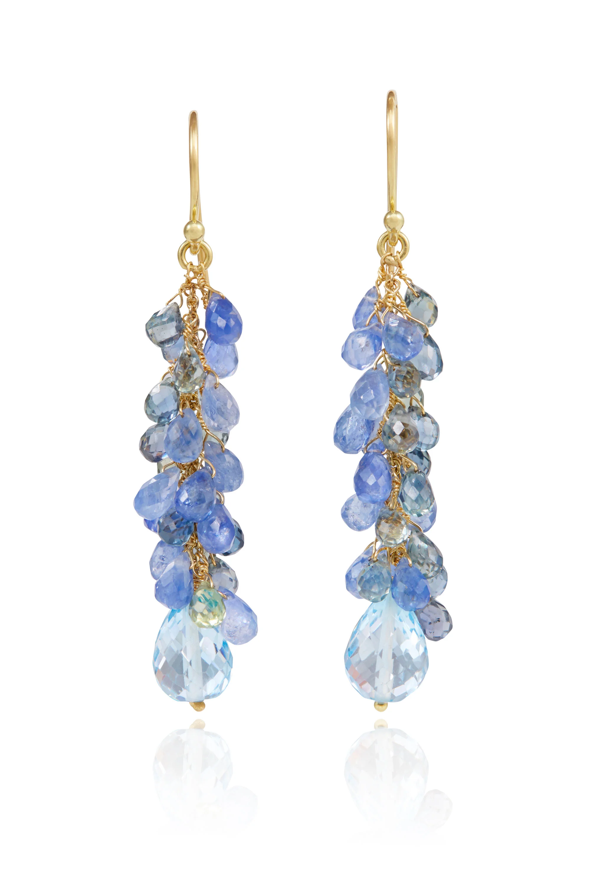 HAREM SAPPHIRE CASCADE EARRINGS