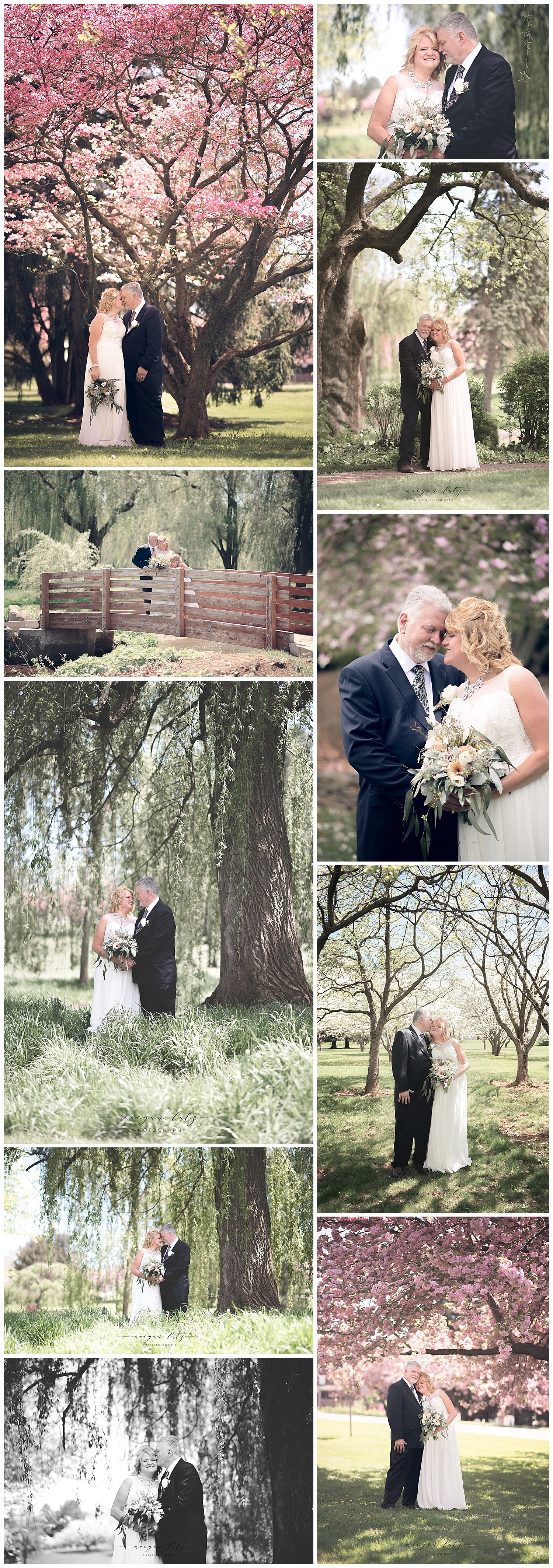 Wedding Photographer in Scranton, PA at the Rose Garden in Allentown