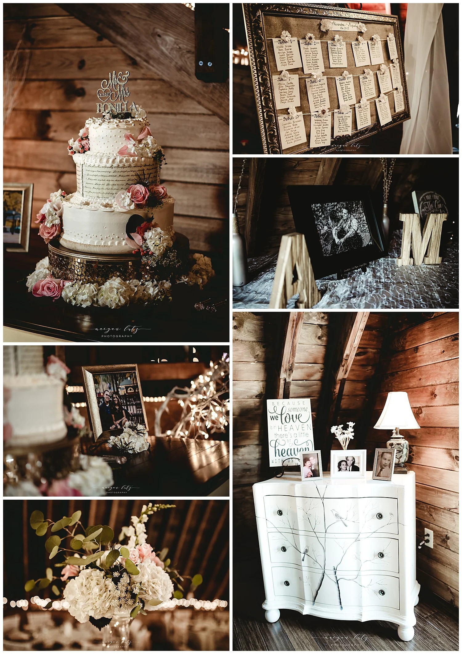 Barn wedding reception at The Barn at Glistening Pond, Falls PA by Photographer in NEPA