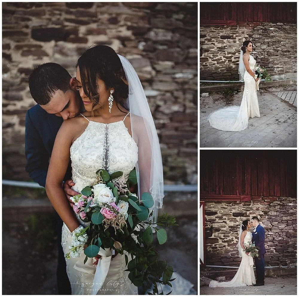Outdoor rustic Wedding at the Barn at Glistening Pond, Falls PA