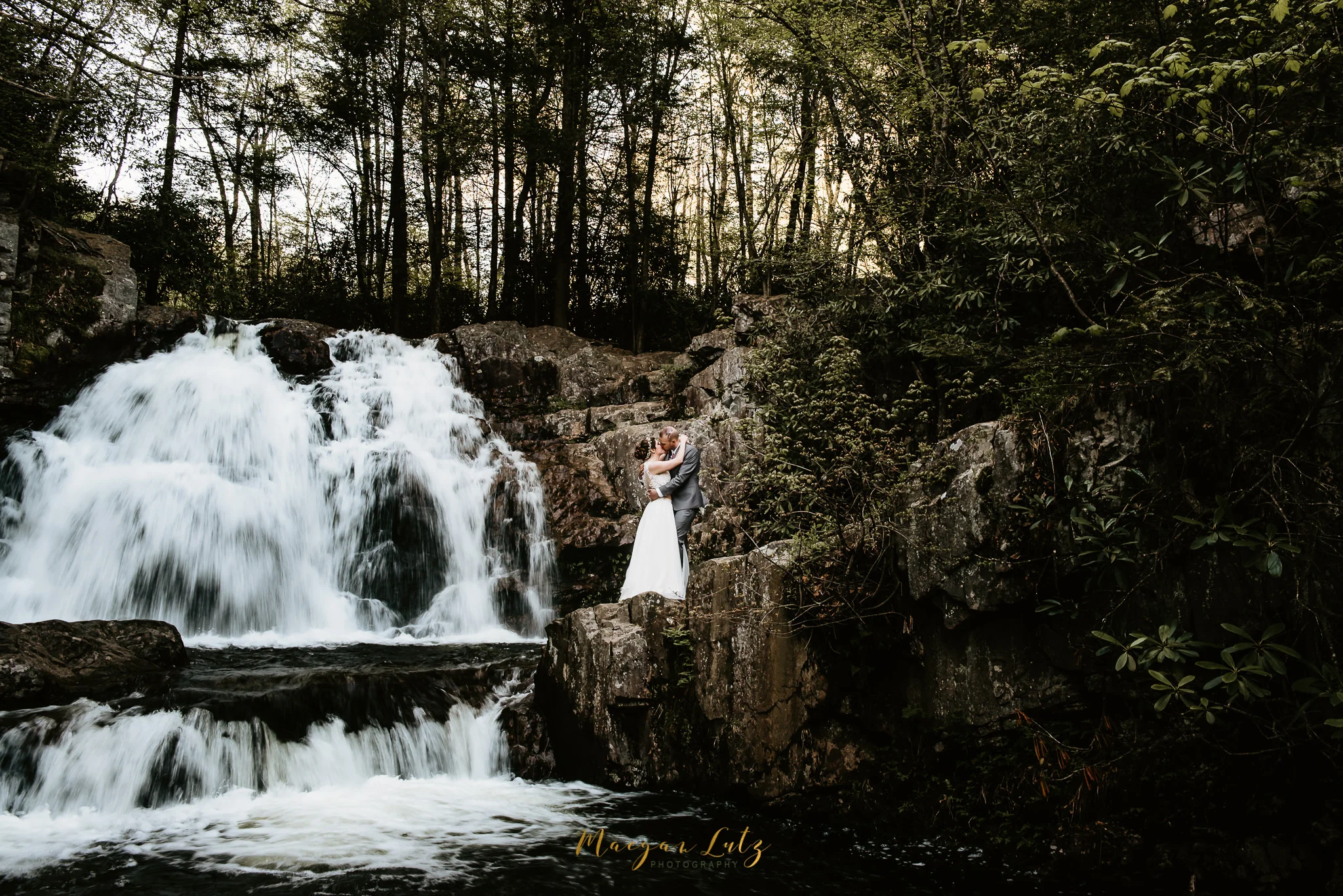 NEPA Wedding Photographer Elopement at Hawk Falls at Hickory Run State Park, White Haven PA