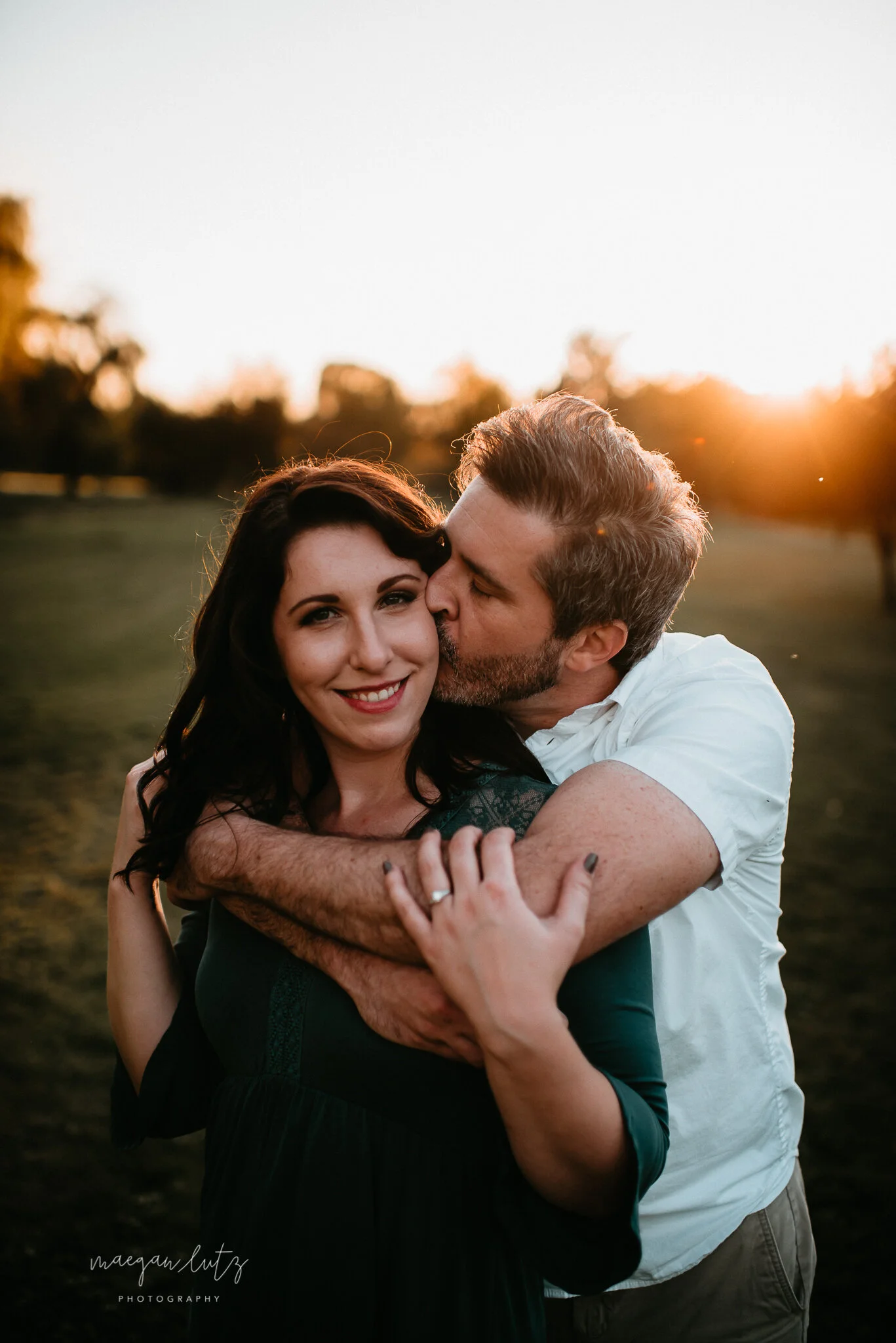 Rachel Greg Engagement Photo Session At The Rose Garden In