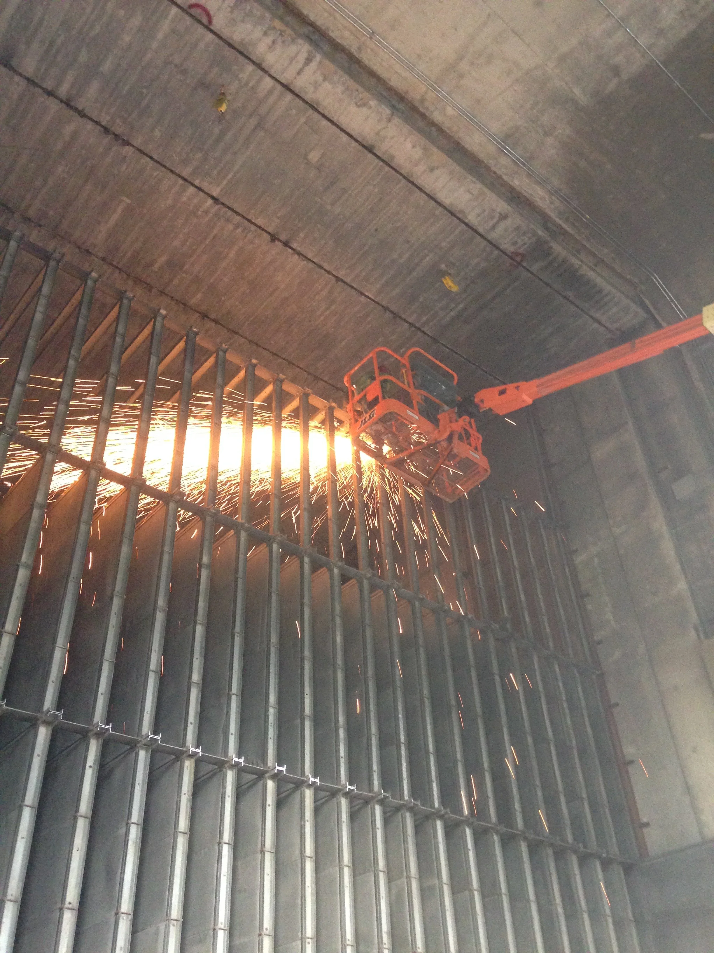 Acoustical panel demolition - 2.JPG