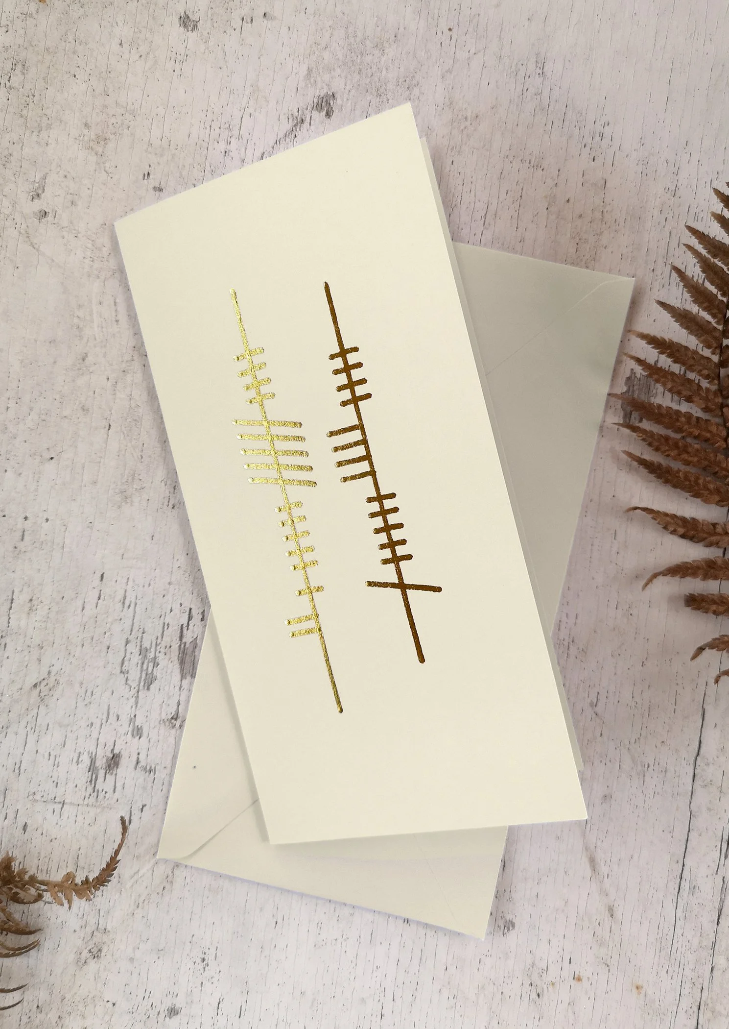 Custom_CREAM_ogham_GOLD_names_greeting_card_gold_leaf.jpg (Copy)