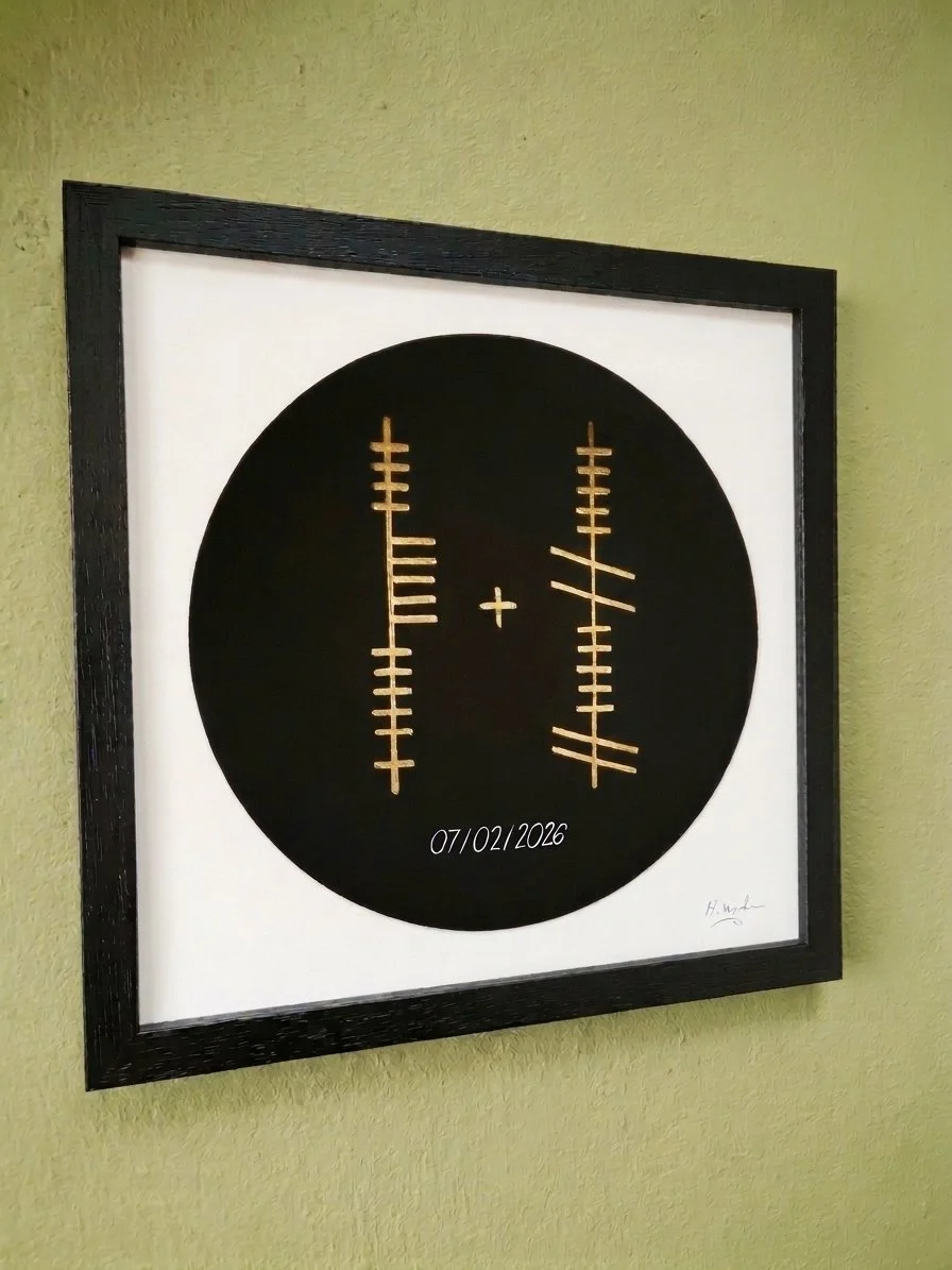 Round ogham piece framed.jpeg