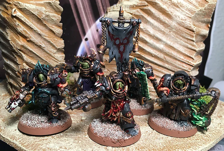 Rotten Treats ... Death Guard with Renegade Knights