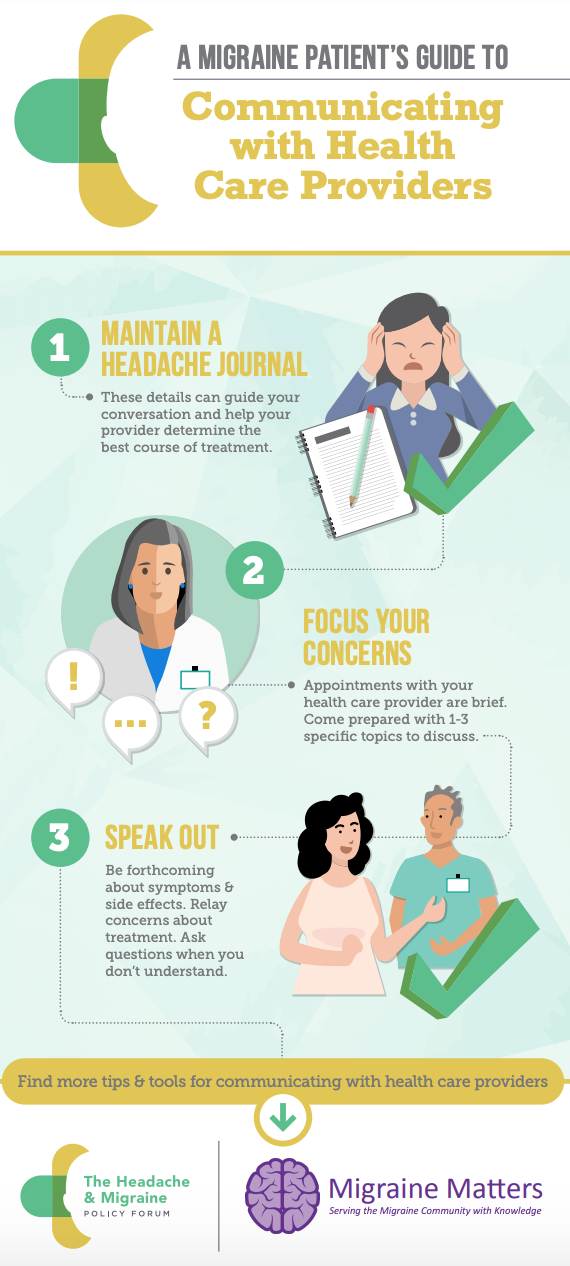 A Migraine Patient’s Guide to Communicating with Health Care Providers
