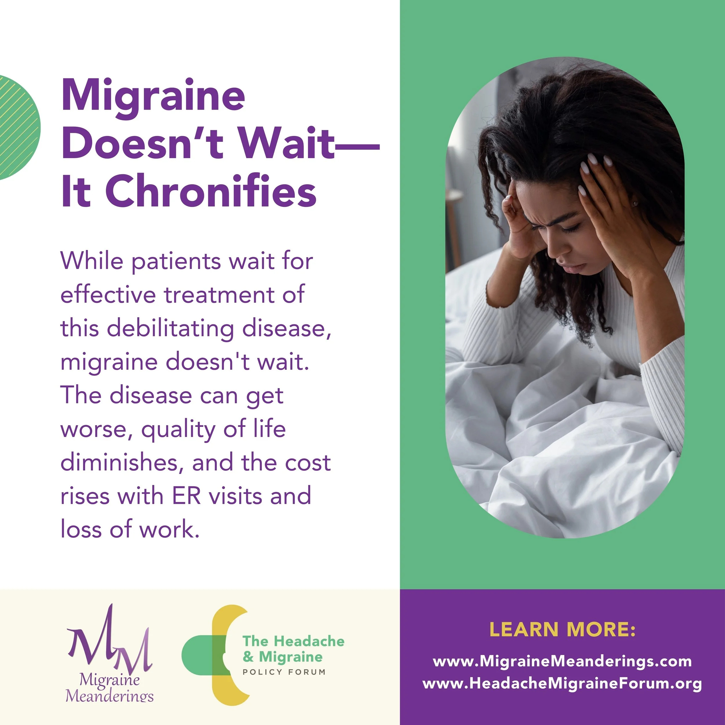 Migraine Doesn't Wait- It Chronifies