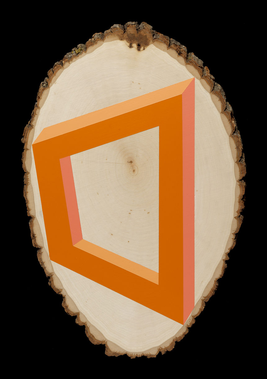 Box, 2016, oil and acrylic on wood, 16" x 11" x 3/4"