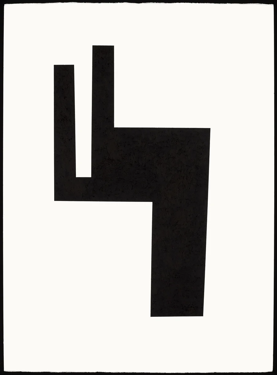 Fortran, 2017, 30" x 22", oil on paper