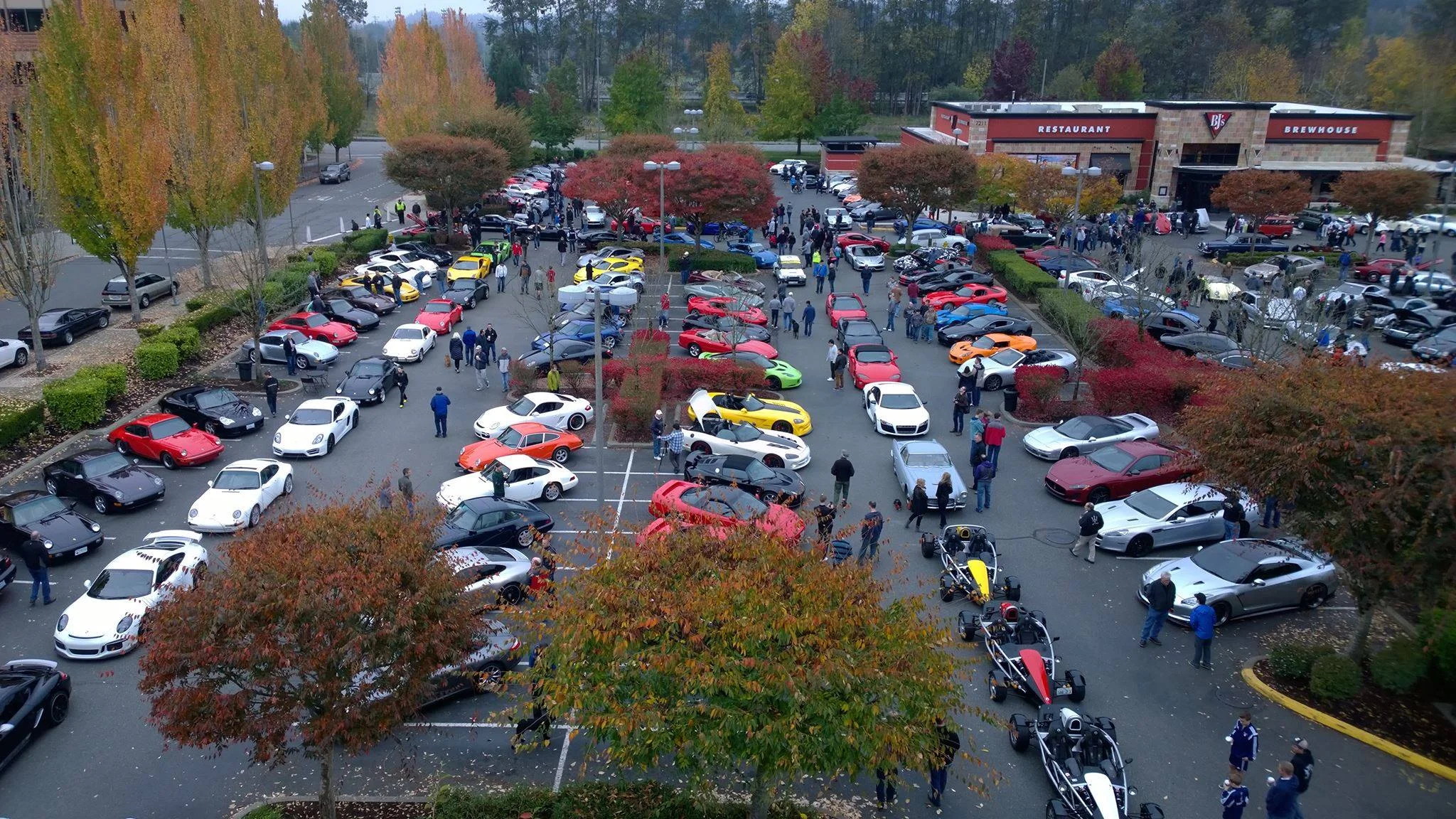 This is just a corner of our event; hey it kind of looks a little like an assembly line...
