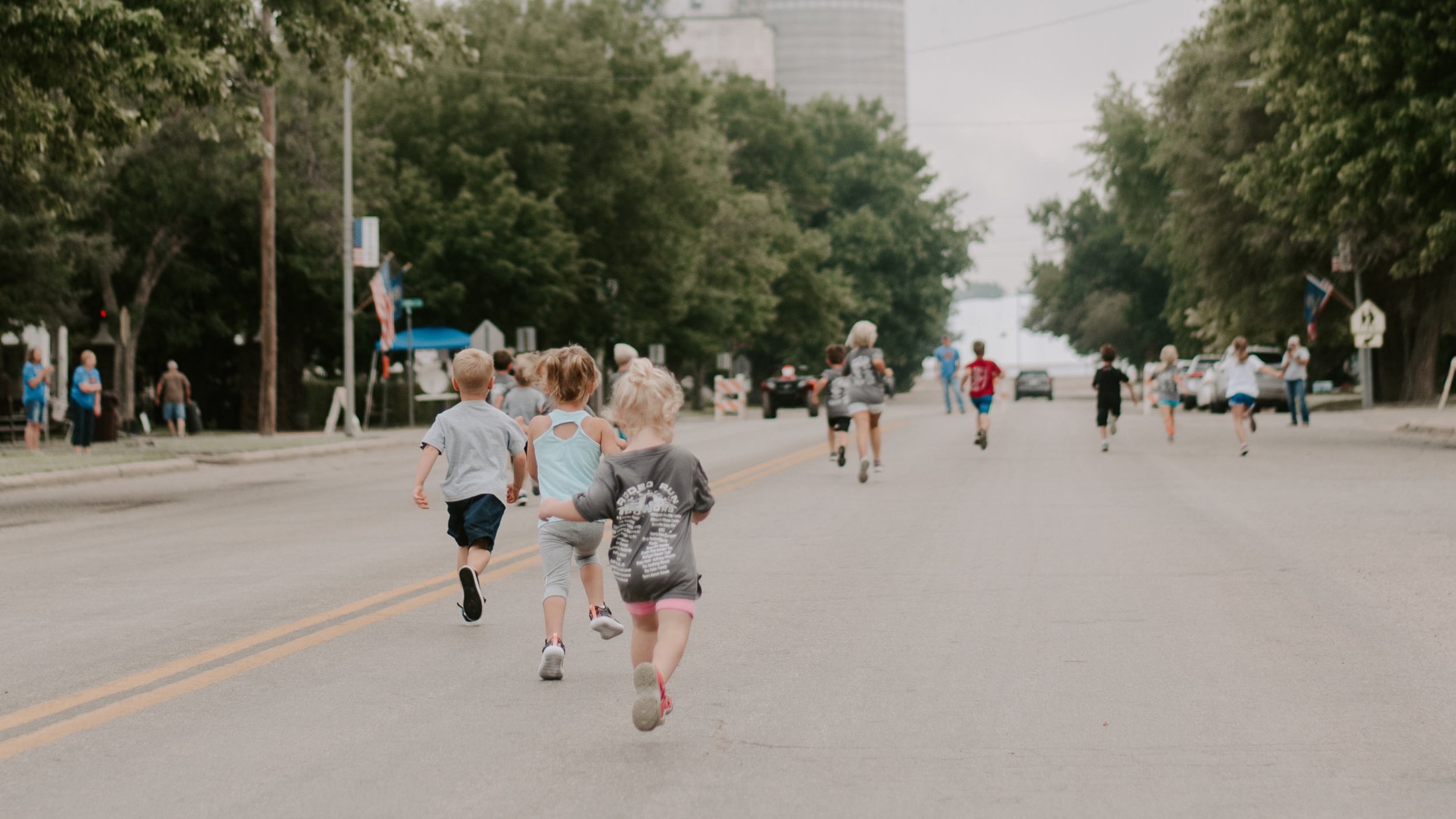 First race for many youngsters during the Kids’ Short Course Race.