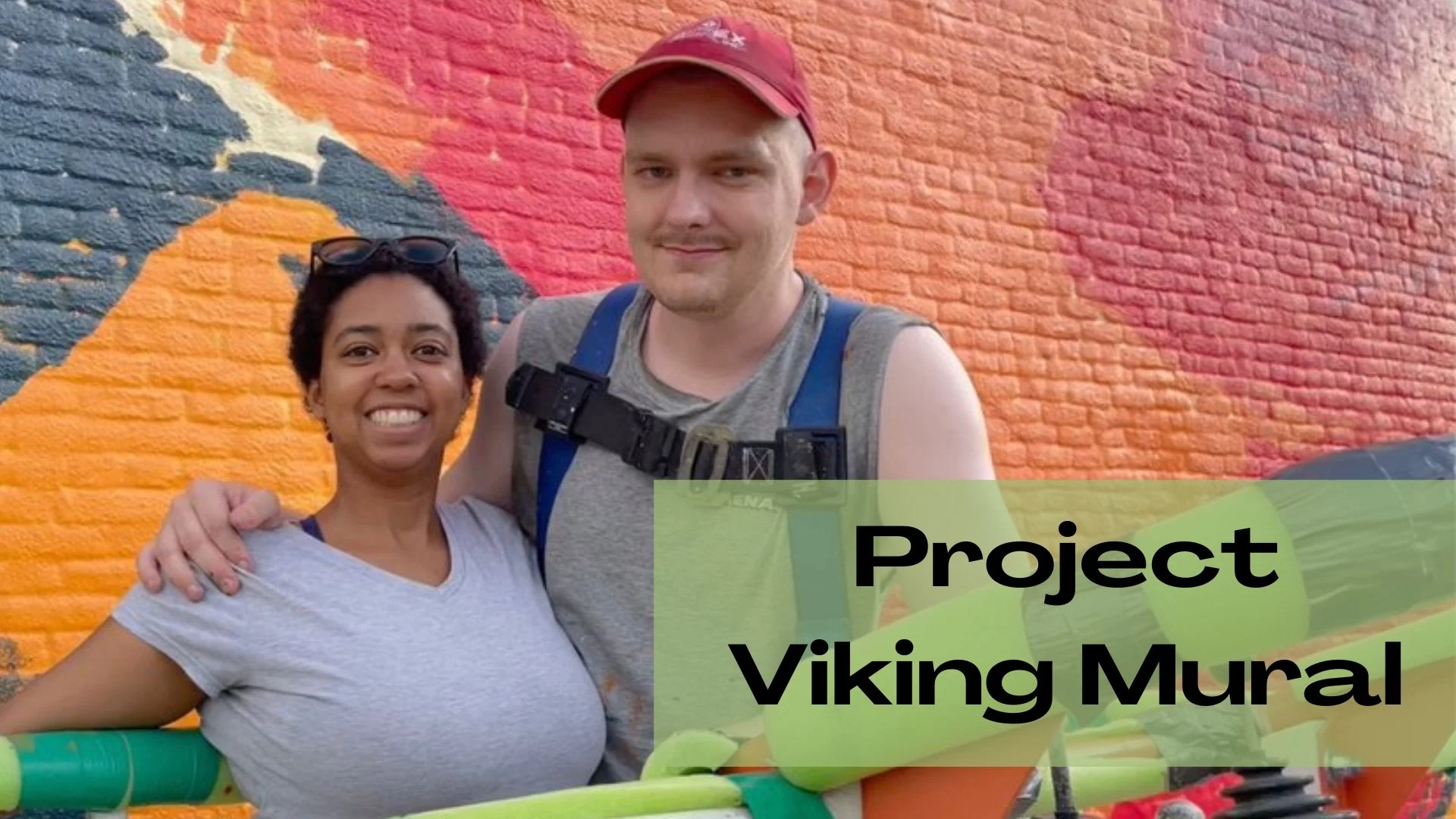 Giant Viking Mural Welcomes All To Lindsborg