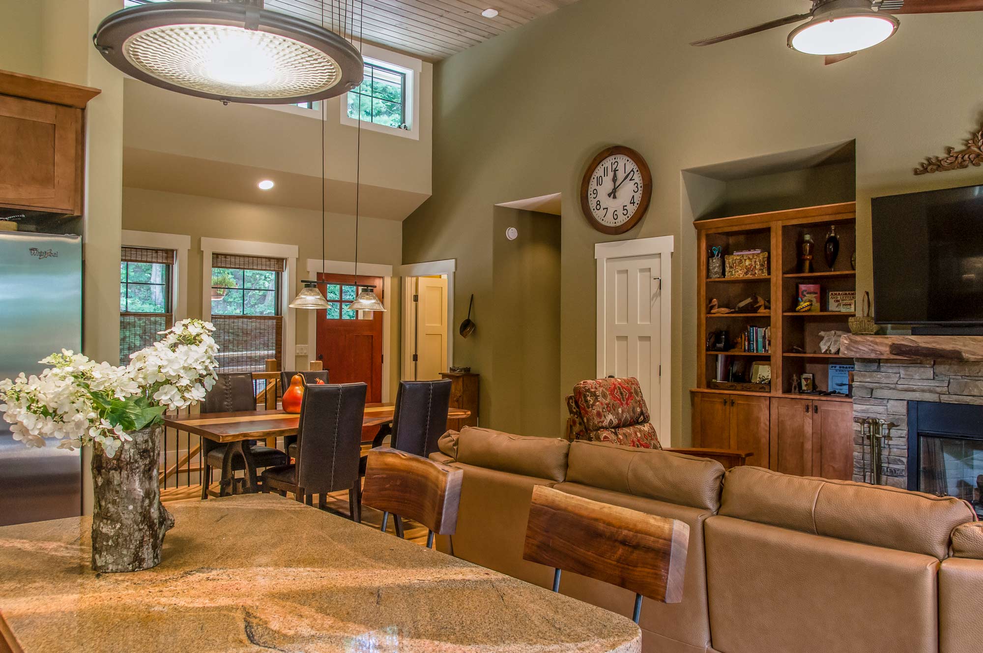 Mountainside Home: Living Area
