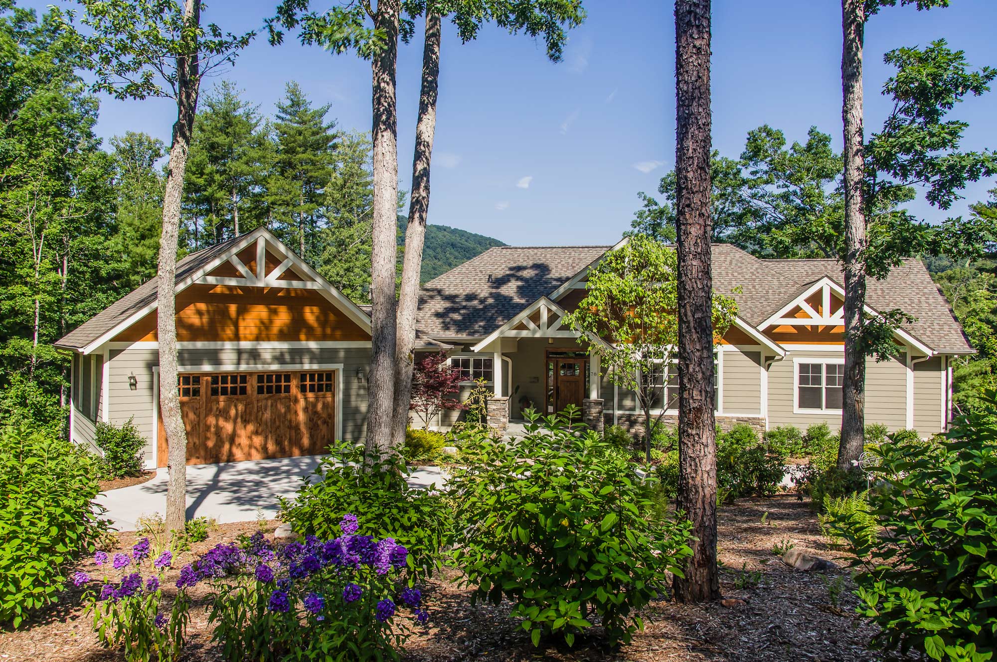 Craftsman Home with Antique Car Garage