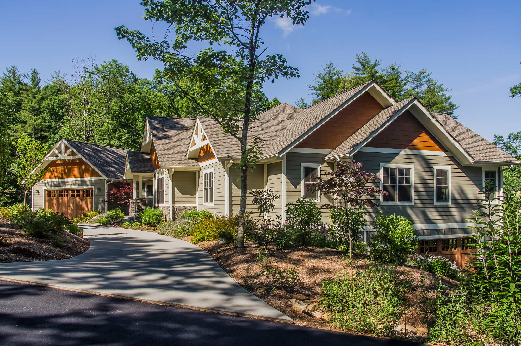 Craftsman Home with Antique Car Garage