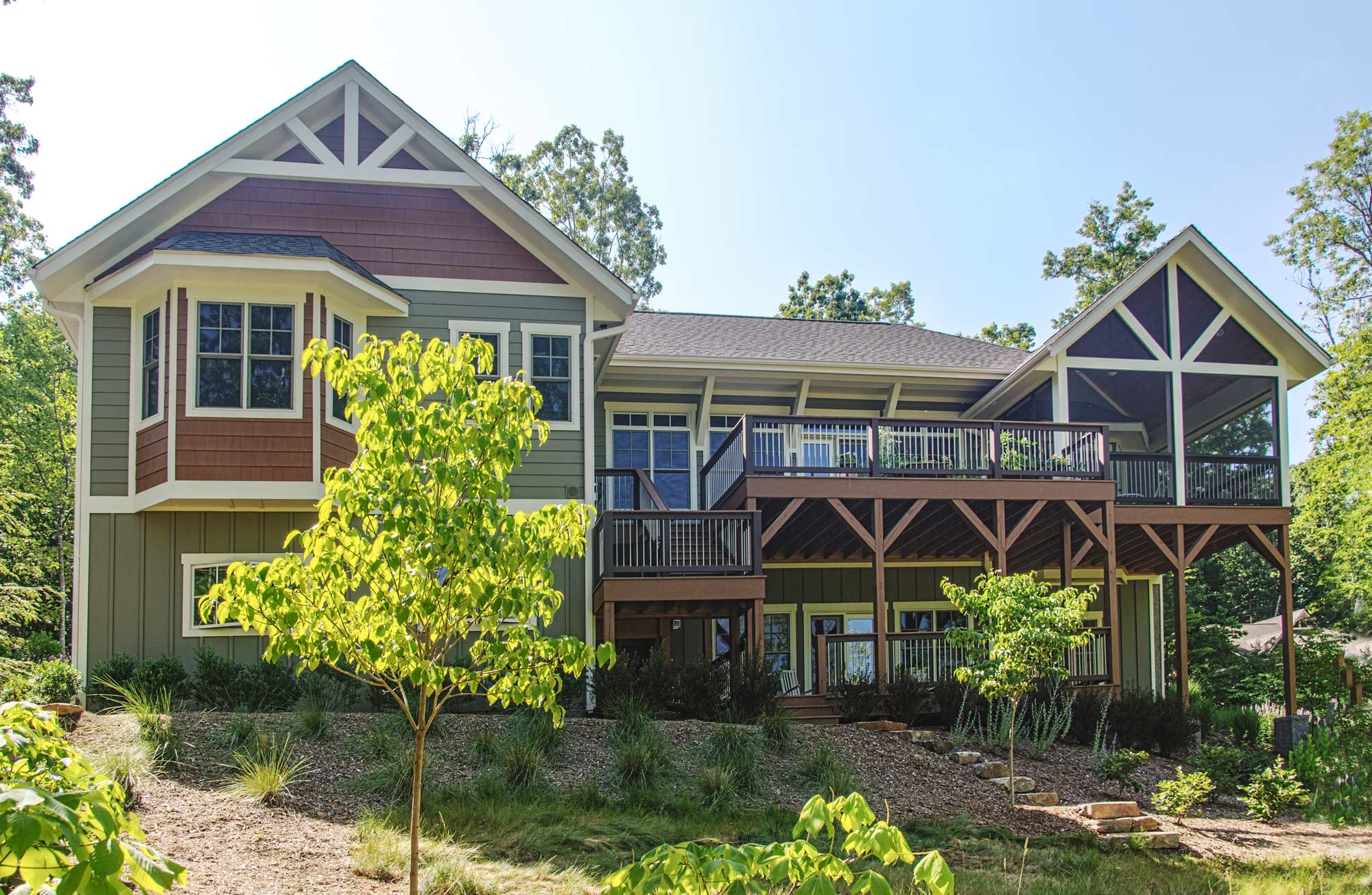 Craftsman Home with Antique Car Garage