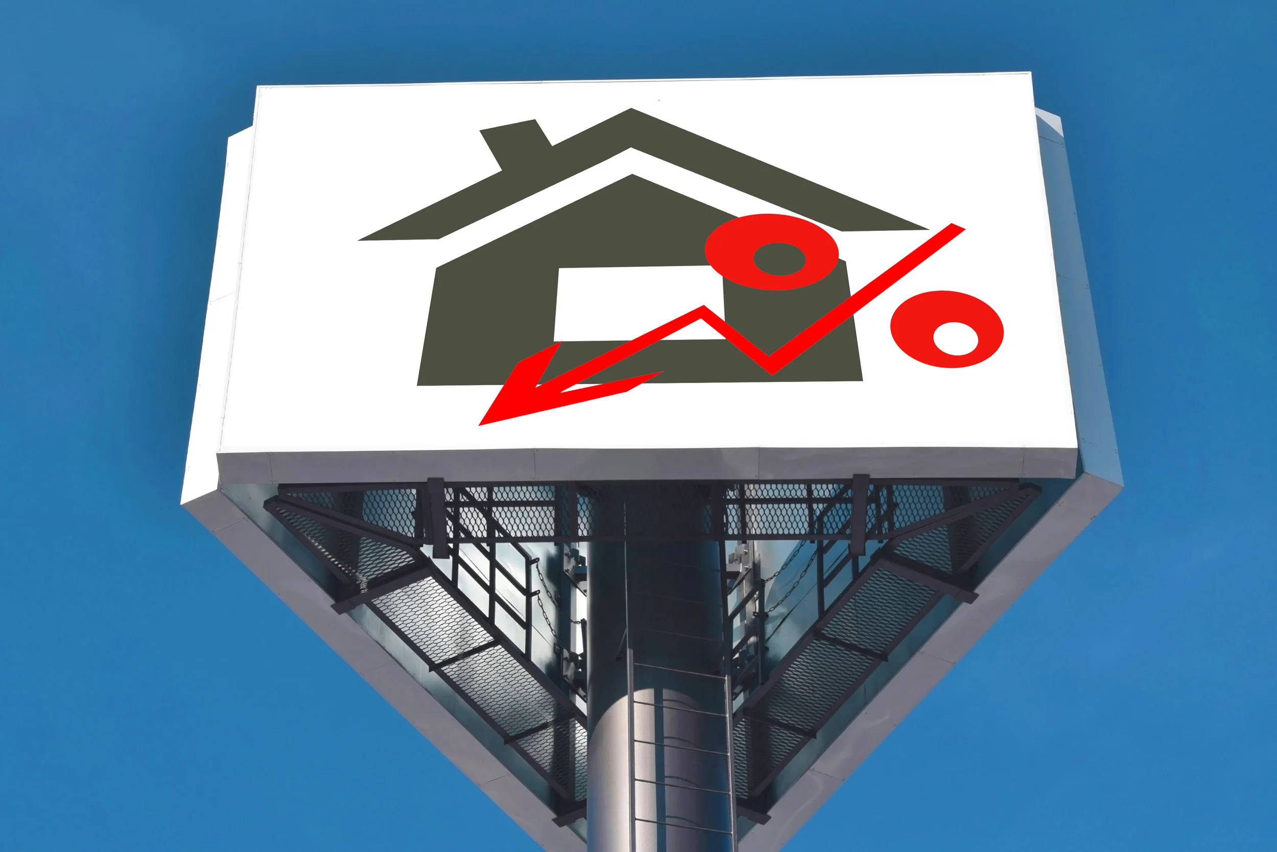 A Billboard advertising the sale of real estate